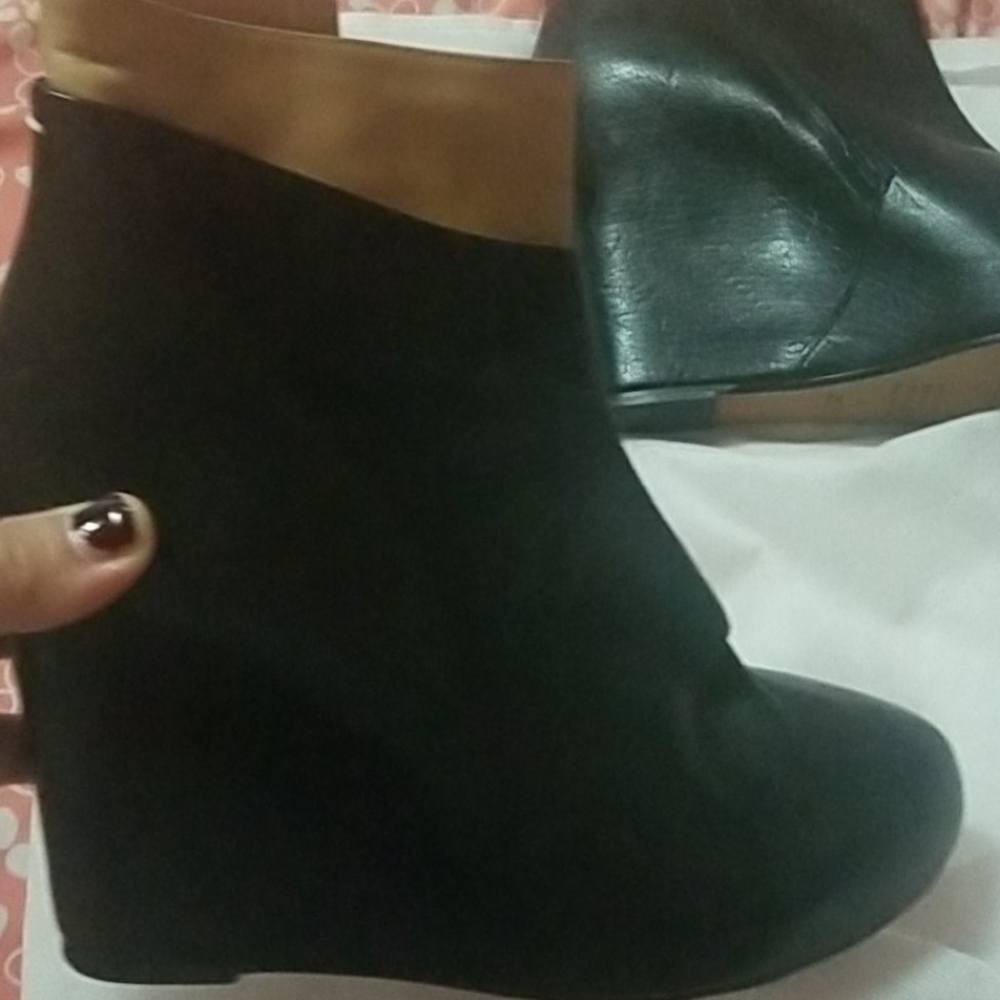 wedge booties